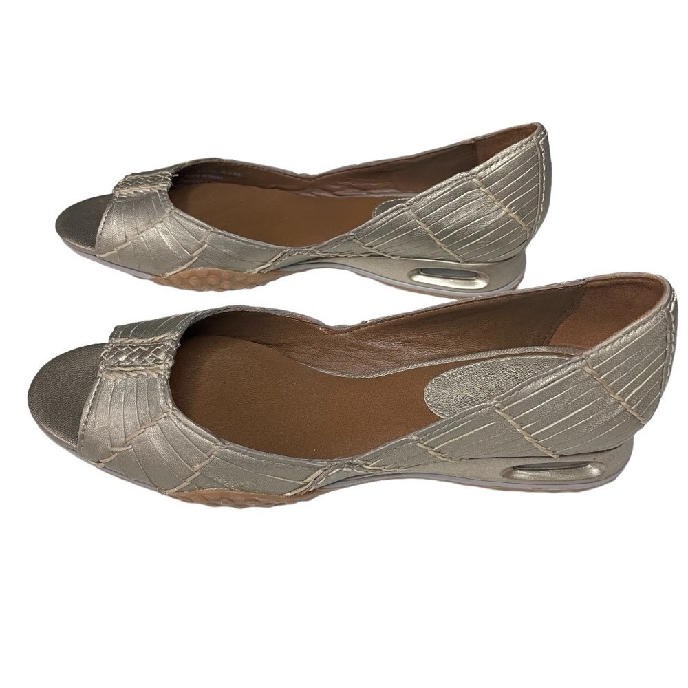 COLE Haan Nike Air Open Toe Flats Narrow